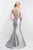 Blush Social Occasion - S2003 Beaded V-Neck Mermaid Evening Gown