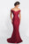 Blush Social Occasion - S2018 Off-Shoulder Lace Fitted Mermaid Dress