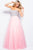 JVN52131 Strapless Adorned Tulle Ballgown