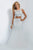 Blush - Two-Piece Jewel-accented Dress 11003 in White