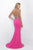Blush - Two-Piece Embellished Scoop Neck Jersey Gown 11061 In Pink