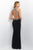 Bejeweled Halter Neck Jersey Sheath Dress 11134