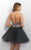 Jewel Embellished Illusion Halter A-line Dress 11175