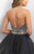 Jewel Embellished Illusion Halter A-line Dress 11175