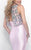 Blush - Sweetheart Mikado Trumpet Dress  11203 in Pink and Multi-Color