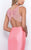 Blush - Embellished Illusion Mikado Trumpet Dress 11210 in Pink