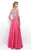 Two-Piece Bejeweled Satin A-line Dress 11211