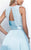 Blush - Embellished High Low A-line Dress With Removable Top 11227 in Blue