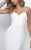 Blush - Floral Embroidered Sweetheart Scuba Trumpet Dress 11237 in White and Multi-Color