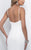 Blush - Floral Embroidered Sweetheart Scuba Trumpet Dress 11237 in White and Multi-Color