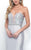 Blush - Bead Embellished Sweetheart Mikado Mermaid Dress 11252 in Gray