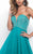 Strapless Sweetheart Chiffon Empire Gown 11277