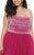 Blush - Ornate Strapless Sweetheart Tulle High Low Gown  11271 in Pink and Silver