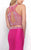 Blush - Adorned High Illusion Ruffled Trumpet Gown 11287 in Pink