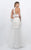 Blush - Dainty Lace Illusion Tulle Trumpet Gown 11309 in White and Neutral