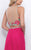 Blush - Vivid Embroidered Two-Piece Illusion A-Line Gown 11310 in Pink and Multi-Color