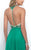 Blush - Floridly Ornate High Illusion A-Line Gown 11311 in Green and Neutral