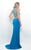 High Halter Two-Piece Jersey Sheath Gown 11315