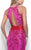 Blush - Jewel Toned Jewel Mikado Trumpet Gown  11319 in Pink and Red