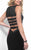 Blush - Beaded Bateau Two-Piece Sheath Gown 11322 in Black and Gray