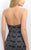 Blush - C359 Sweetheart Neckline Cocktail Dress In Black , Blue and Gold