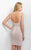 Blush - C369 Scoop Neck Fitted Cocktail Dress In Pink