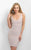 Blush - C369 Scoop Neck Fitted Cocktail Dress In Pink
