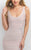 Blush - C369 Scoop Neck Fitted Cocktail Dress In Pink