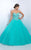 Blush - Q152 Strapless Sweetheart Ballgown In Blue