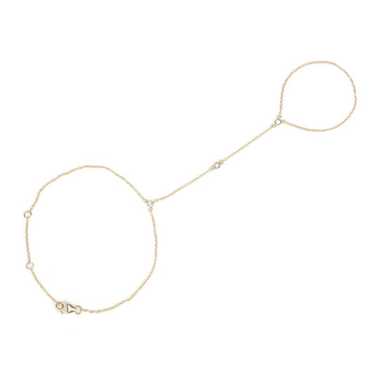 Jaipur CZ Finger Bracelet
