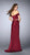 La Femme - Charming Off the Shoulder Two-piece Jersey Dress 23963 in Red