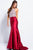 JVN57615 Crystal Ornate Mikado Trumpet Gown