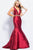 JVN59891 Embellished Deep V-neck Mermaid Dress