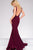 Open Back Long Jersey Dress 47100