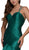 Nox Anabel - C034P Sweetheart Mikado Mermaid Dress With Train In Green