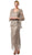 Soulmates - Three Piece Scallop Jacket Top Skirt Set C1060 In Brown