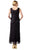 Soulmates - C1068 Beaded Silk Lace Collar Jacket with Godet Dress Set