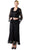Soulmates - C1068 Beaded Silk Lace Collar Jacket with Godet Dress Set