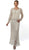 Soulmates - C12016 Beaded Hand Crochet Bolero Jacket Dress Set in White