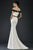 Janique C1456 - Off Shoulder Mermaid Silhouette Gown In White and  Black