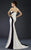 Janique - C1464 Dress in White and Black
