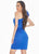 Ashley Lauren - 4172 Ruffled One Shoulder Fitted Dress In Blue