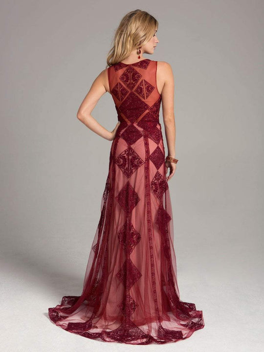 32906 Dress In Wine Nude