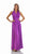 Poly USA - 7022 Long Convertible Twist and Tie Jersey Dress In Purple