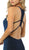 Nox Anabel - C208 Glittering Strappy Racerback Trumpet Gown In Blue