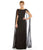 Adrianna Papell - Chiffon Cape Gown 81917300 in Black