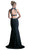 Cinderella Divine - C80312 Two Piece Embroidered Dress In Black