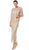 Soulmates - C80312 Beaded Lace Cape Top and Skirt Set