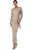 Soulmates - C805850 Asymmetrical and Straight Back Slit Long Skirt