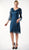 Soulmates - C903 Crochet Lace V-Neck 3/4 Bell-Sleeve Dress